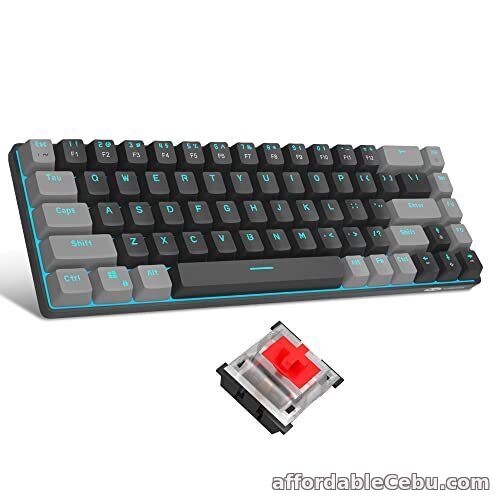 1st picture of 60 Percent Gaming Mechanical Keyboard, Minimalist MK-Box Blue Backlit For Sale in Cebu, Philippines