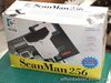 Logitech ScanMan 256 vintage hand scanner from the 1990s with ISA card