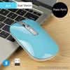 Bluetoothfit Rechargeable Dual Mode Wireless LED Mouse for PC Laptop Slim Silent