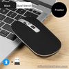 Bluetooth Rechargeable Dual Mode Wireless LED Mouse for PC Laptop Slim Silent
