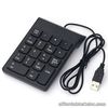 Portable 2.4G Wired Digital Keyboard USB Number Pad 18 Keys Numeric Keypad XI