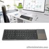 Foldable Keyboard 63 Keys Portable Foldable Keyboard With Touchpad For Travel