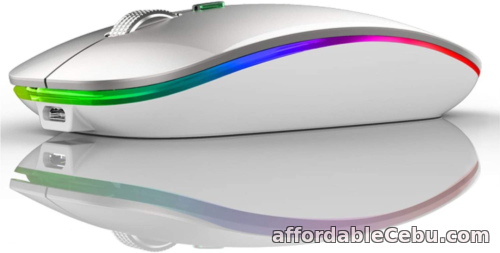 1st picture of Bluetooth Wireless Mouse, Laptop Mouse LED Rechargeable (BT 5.1+2.4G) Mouse for For Sale in Cebu, Philippines