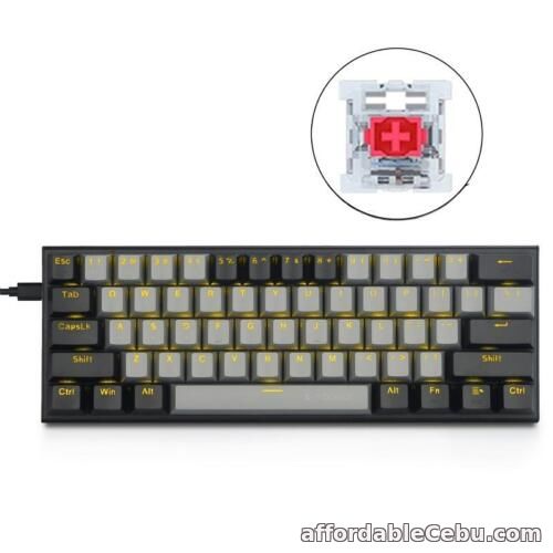 1st picture of Wired Led Mechanical Keyboard 61 keys Optical Switches for  XP For Sale in Cebu, Philippines