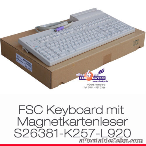 1st picture of Ps/2 Fujitsu-Siemens FSC Keyboard S26381-K257-L920 Kbpc Em Magnetic Card Reader For Sale in Cebu, Philippines