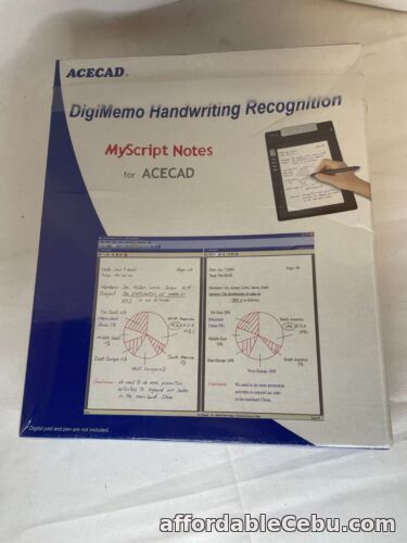 1st picture of ACECAD DigiMemo Handwriting Recognition MyScript Notes - Sealed (ITR9237) For Sale in Cebu, Philippines