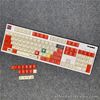Cherry Height Mario Red Keycaps Game PBT Key Cap 87 104 108 Full Set 6.25X Space