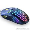 LED Wired Mouse Optical Mice 6 Buttons Ergonomic Honeycomb for Computer Office