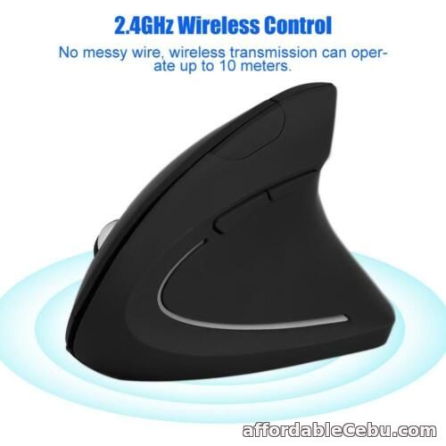 1st picture of Wireless Vertical Silent Mouse Quiet Noiseless Non-delay Mouse for PC/Laptop TDM For Sale in Cebu, Philippines