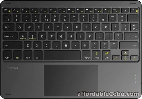 1st picture of Inateck Bluetooth Keyboard with Trackpad, Compatible with Android Tablets Mobile For Sale in Cebu, Philippines