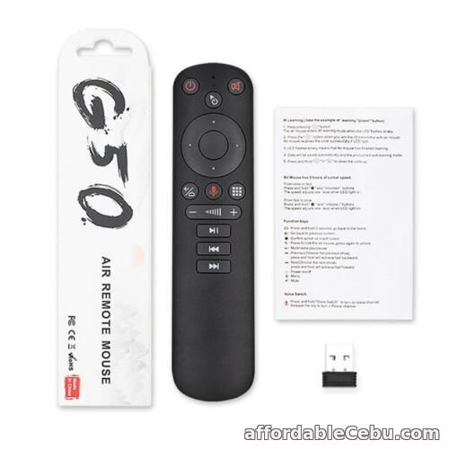 1st picture of G50S Air Mouse IR Learning Intelligent Voice Search Rechargeable Remote Control For Sale in Cebu, Philippines