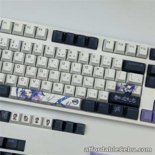 1st picture of Demon Slayer Kochou Shinobu Theme Keycap For Cherry MX Mechanical keyboard Set For Sale in Cebu, Philippines