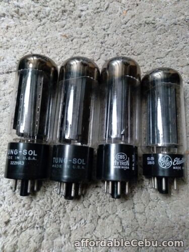 1st picture of M35 Lot of 4 TUNG-SOL CBS GE HYTRON 5AW4 VACUUM TUBES For Sale in Cebu, Philippines