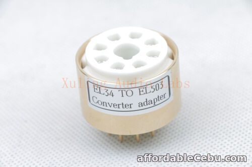 1st picture of 1pc  EL34 6L6 instead EL503 Tube converter adapter(CNC Copper body) For Sale in Cebu, Philippines