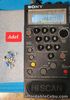 Sony ICF PRO80/70 FULL Repair Kit Panasonic & Vishay With 2 ICs + Service Manual
