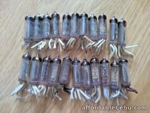 1st picture of 50pcs IV-3A (ИВ-3А) SOVIET VINTAGE NIXIE TUBE VFD 7-SEGMENT / Slightly Used For Sale in Cebu, Philippines