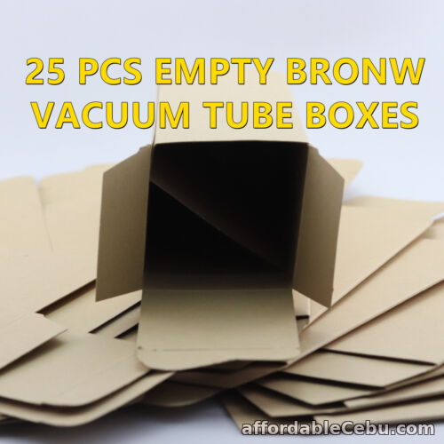 1st picture of 25 PCS EMPTY BRONW VACUUM TUBE BOXES For 47 280 807 6L6 2A3 5R4GY 6A3 & Similar For Sale in Cebu, Philippines