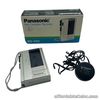 VTG Panasonic RQ-352 Full Size Cassette Player Dictation w/ Adapter & Box TESTED