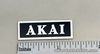 Akai Speaker Badge Custom Made Aluminum Pair