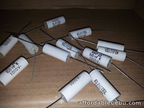 1st picture of 10pcs NEW ELECTEL MKP22 0.1uF 100nF 1000V HIEND MKP TUBE AMP CAPS! For Sale in Cebu, Philippines
