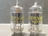 Sylvania 5963 ECC82 5814 12AU7 matched pair NOS tubes O-GETTER