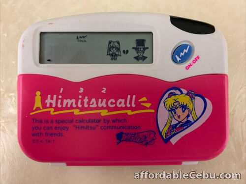 1st picture of Sailor Moon Himitsucall Calculator “Himitsu” Communicator WORKS!! Rare! 1994 For Sale in Cebu, Philippines