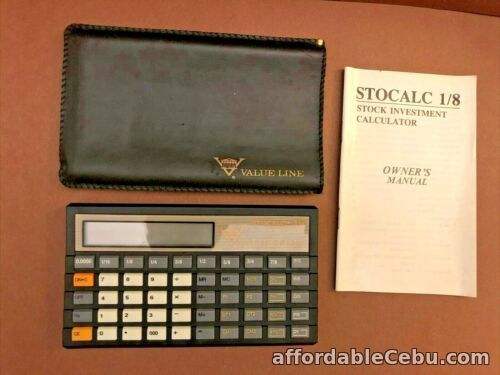 1st picture of Vintage Stocalc 1/8 Value Line Calculator For Sale in Cebu, Philippines