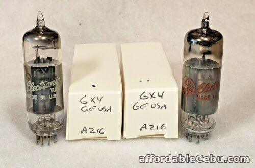 1st picture of Pair of GE USA 6X4 Tubes - TV-7 Tested! For Sale in Cebu, Philippines