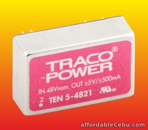 1st picture of TEN5-4821 TRACO DC_DC CONVERTER VIN=48 VDC VOUT=±5 V IOUT=±0.5 A POUT=6 W For Sale in Cebu, Philippines