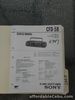 Sony CFD-58 service manual original repair book