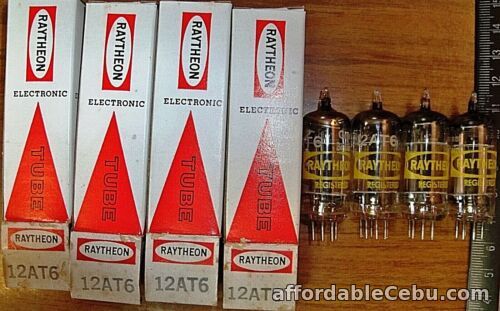 1st picture of 4 Strong NOS Raytheon 12AT6 Tubes For Sale in Cebu, Philippines