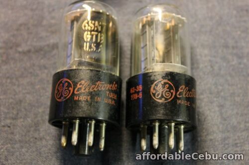 1st picture of TWO  6SN7GTB Tubes, GE, TESTED MATCHING For Sale in Cebu, Philippines
