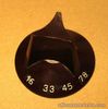 One Vintage Brown Record Player 4 Speed Selector Knob
