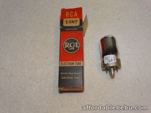 1st picture of 1 x 14N7 Sylvania/RCA Tube*Black Plates*NOS*NIB* For Sale in Cebu, Philippines