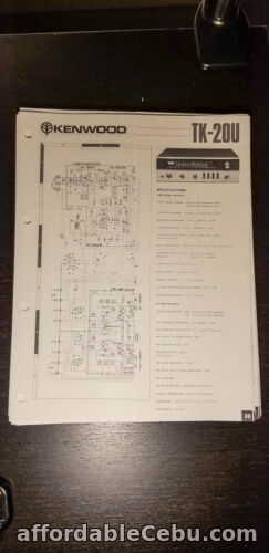 1st picture of Kenwood TK-20U Receiver Fold Out Schematic *Original* For Sale in Cebu, Philippines