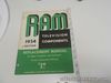 RAM Television Components 1954 2nd Edition. Replacement Manual. Softcover.