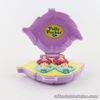 POLLY POCKET 1991 Lavender Earrings and Case COMPLETE