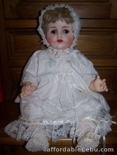 1st picture of ANTIQUE MAX HANDWERCK "BEBE ELITE" CHARACTER DOLL - 21" - SOME RESTORATION For Sale in Cebu, Philippines