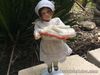 Antique German Dollhouse Nanny doll with baby comes fully dress Good Condition