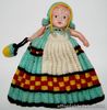 Rare Celluloid Dutch Girl Doll Teapot Cover Teacosy early to  mid 20th century