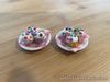 1:12 SCALE DOLLS HOUSE MINIATURE HIGH TEA CUPCAKES BISCUITS SUNDAES CAKE STAND