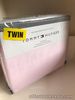 NEW TOMMY HILFIGER 3-PC TWIN SIZE SHEETS BEDSHEETS SET PINK WHITE OXFORD STRIPES