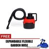Wet and Dry Portable Car Vacuum Cleaner (Red) with Expandable Hose 25ft