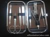 BNIB Polished, Stainless Steel 8in1 Manicure Set. High Quality, leather