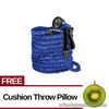 Expandable Flexible Garden Hose(up to 50 ft) Free Throw Pillow (Kiwi)