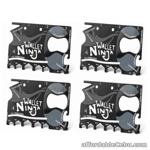 1st picture of 18-in-1 Tool Ninja Wallet (Black) For Sale in Cebu, Philippines