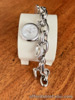 ANNE KLEIN Silver Ladies Charms Bracelet Watch