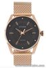 Citizen Eco-Drive Watch * Solar Gray Date Dial Rose Gold Steel Mesh BM6983-51H