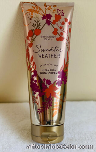 1st picture of BATH & BODY WORKS 24HOUR MOISTURE ULTRA SHEA BODY CREAM LOTION - SWEATER WEATHER For Sale in Cebu, Philippines