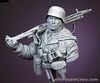 1/10 Resin Figure Bust German Smoking Soldier Gunner unpainted unassembled 3644